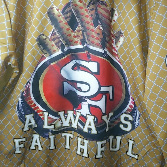 San Francisco 49ers Mens Always Faithful Hoodie Shirt - Picture 4 of 9